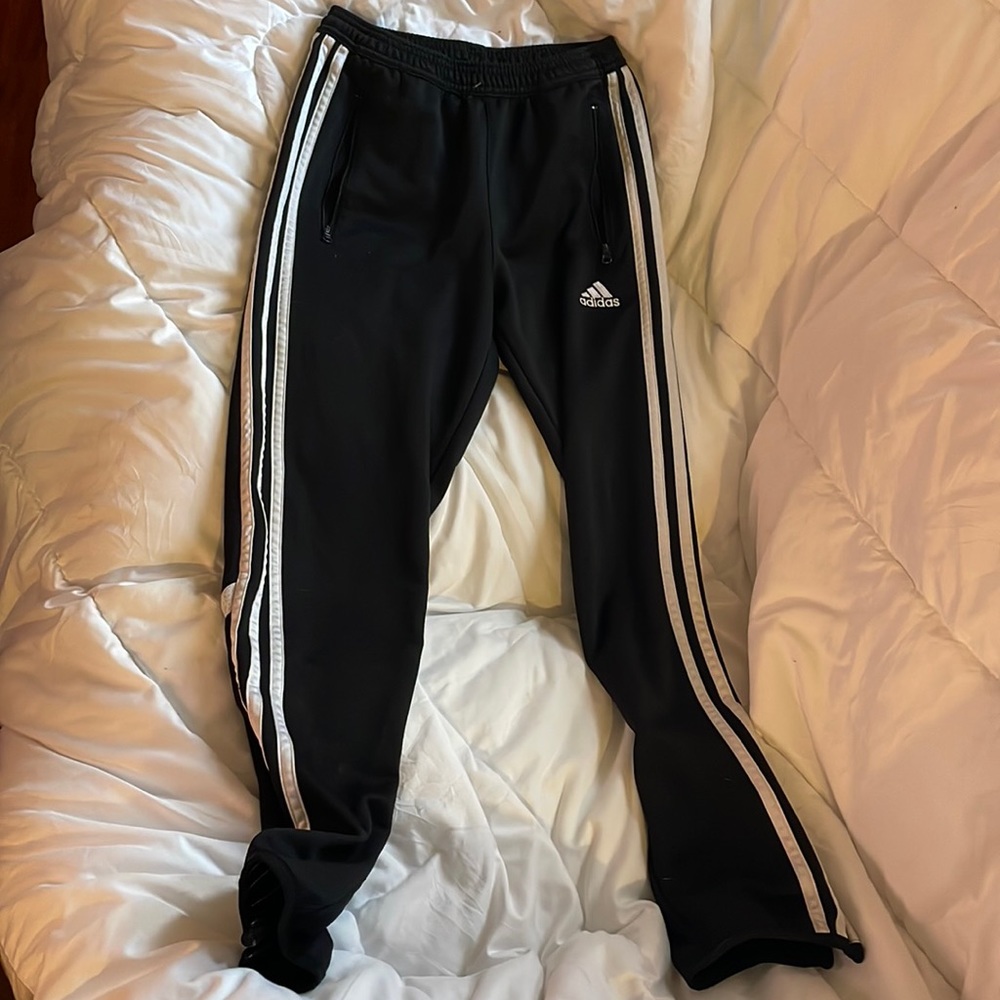 Adidas track suite pants youth medium